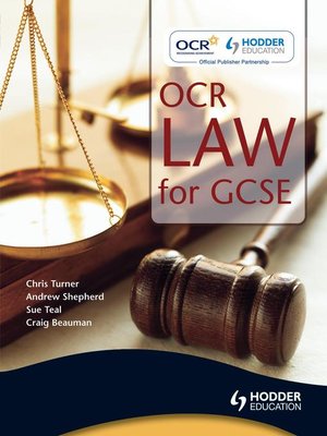 cover image of OCR Law for GCSE